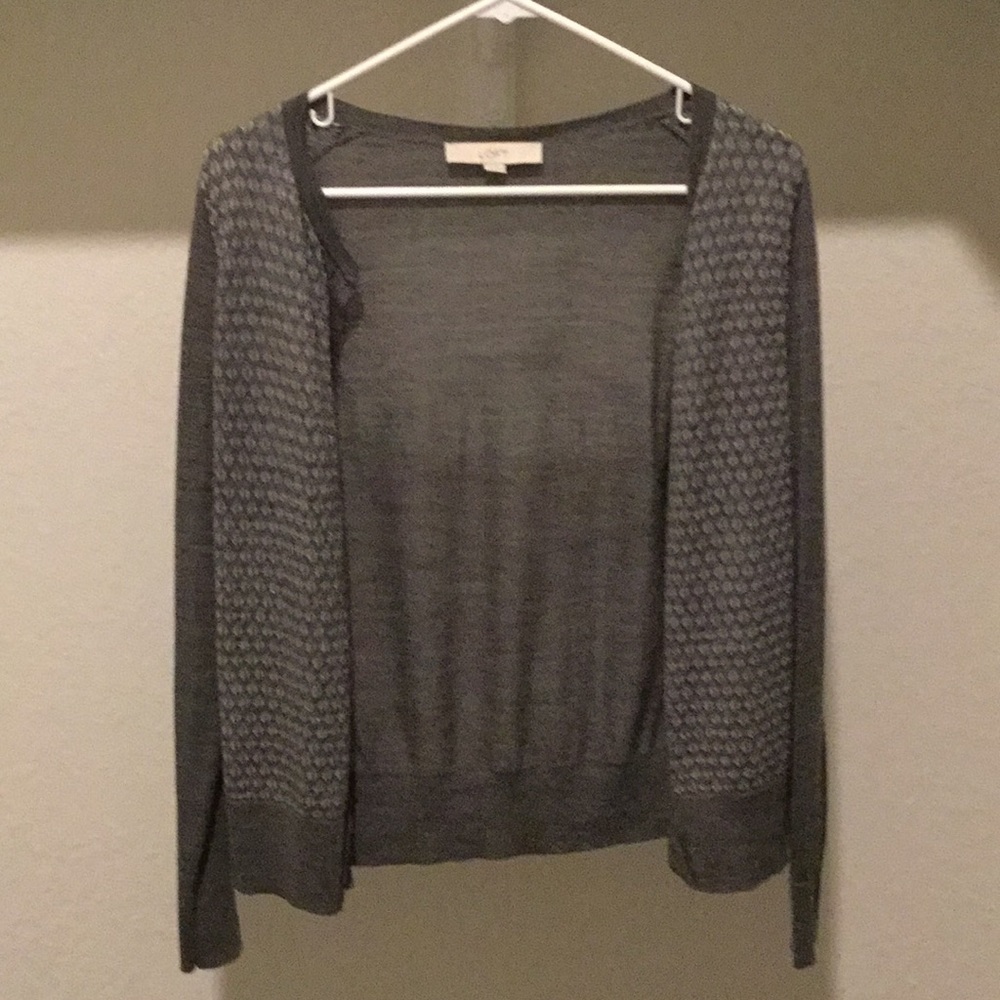 LOFT gray sweater